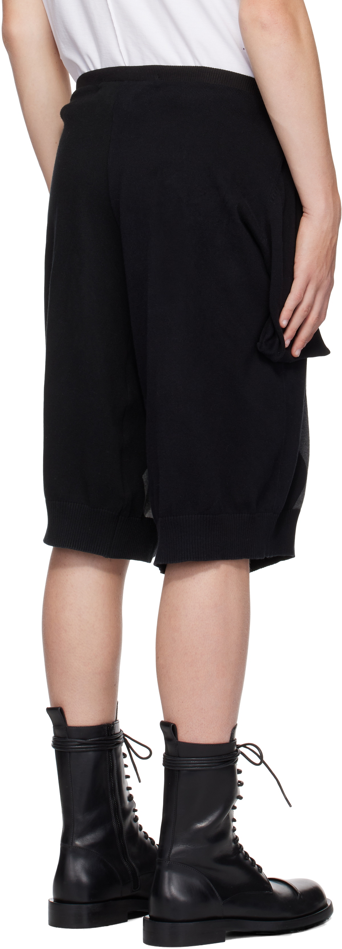 HODAKOVA Double Knitted Sweater Shorts