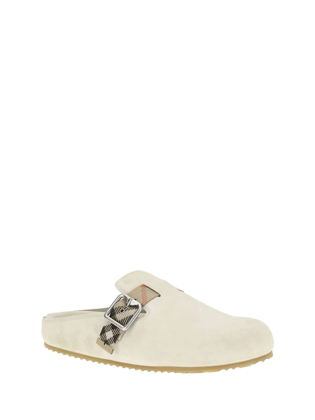 サンダル・ミュール Burberry Urchin Sandals - Burberry - Leather - Beige Burberry Clogs Urchin Sandals Burberry