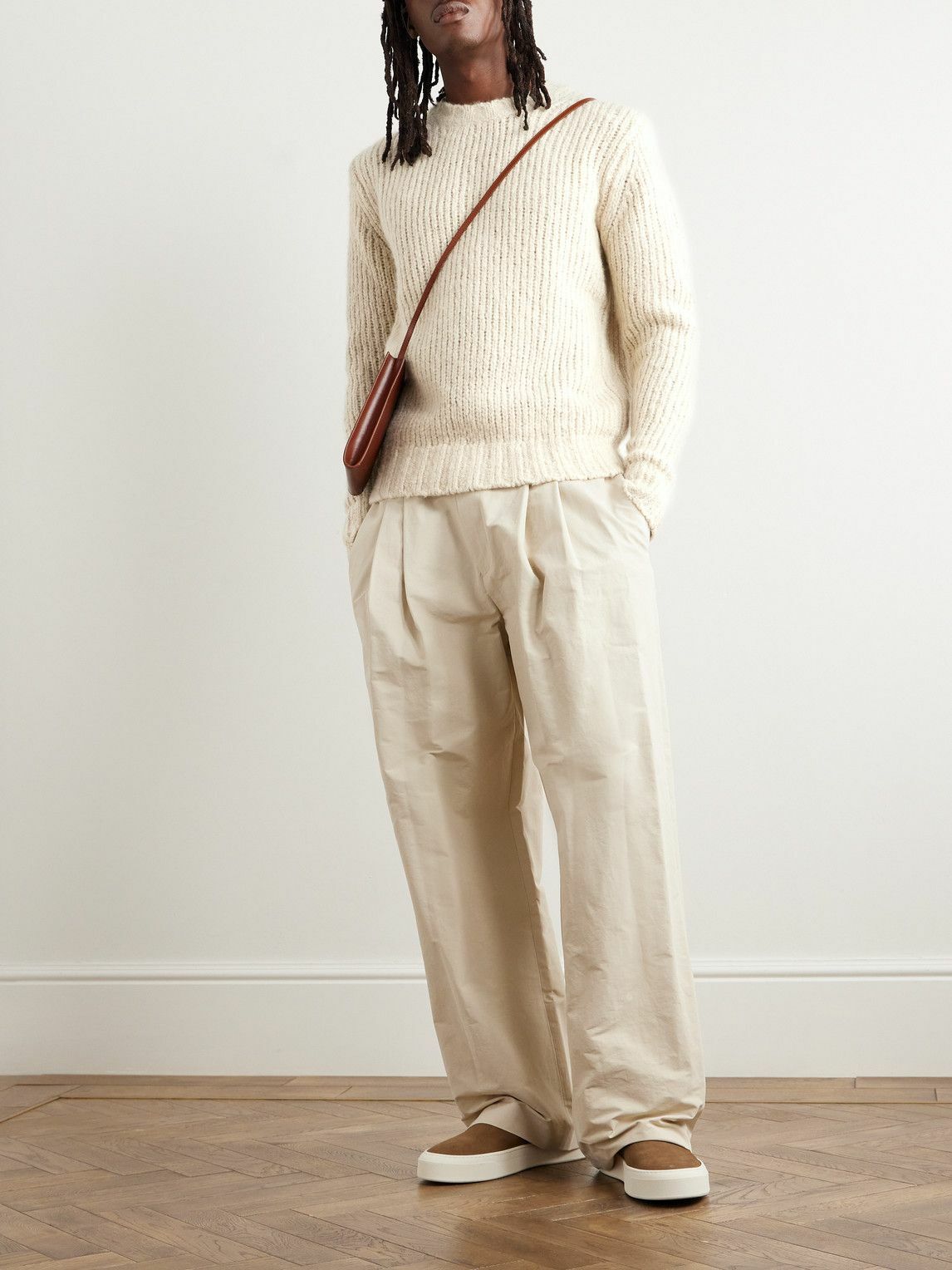 Cashmere and Silk-Blend Sweater