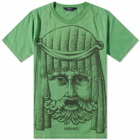 Versace Men's Greek Mask T-Shirt in Green