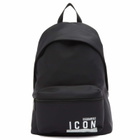Dsquared2 Men's Icon Backpack in Black/White Print 