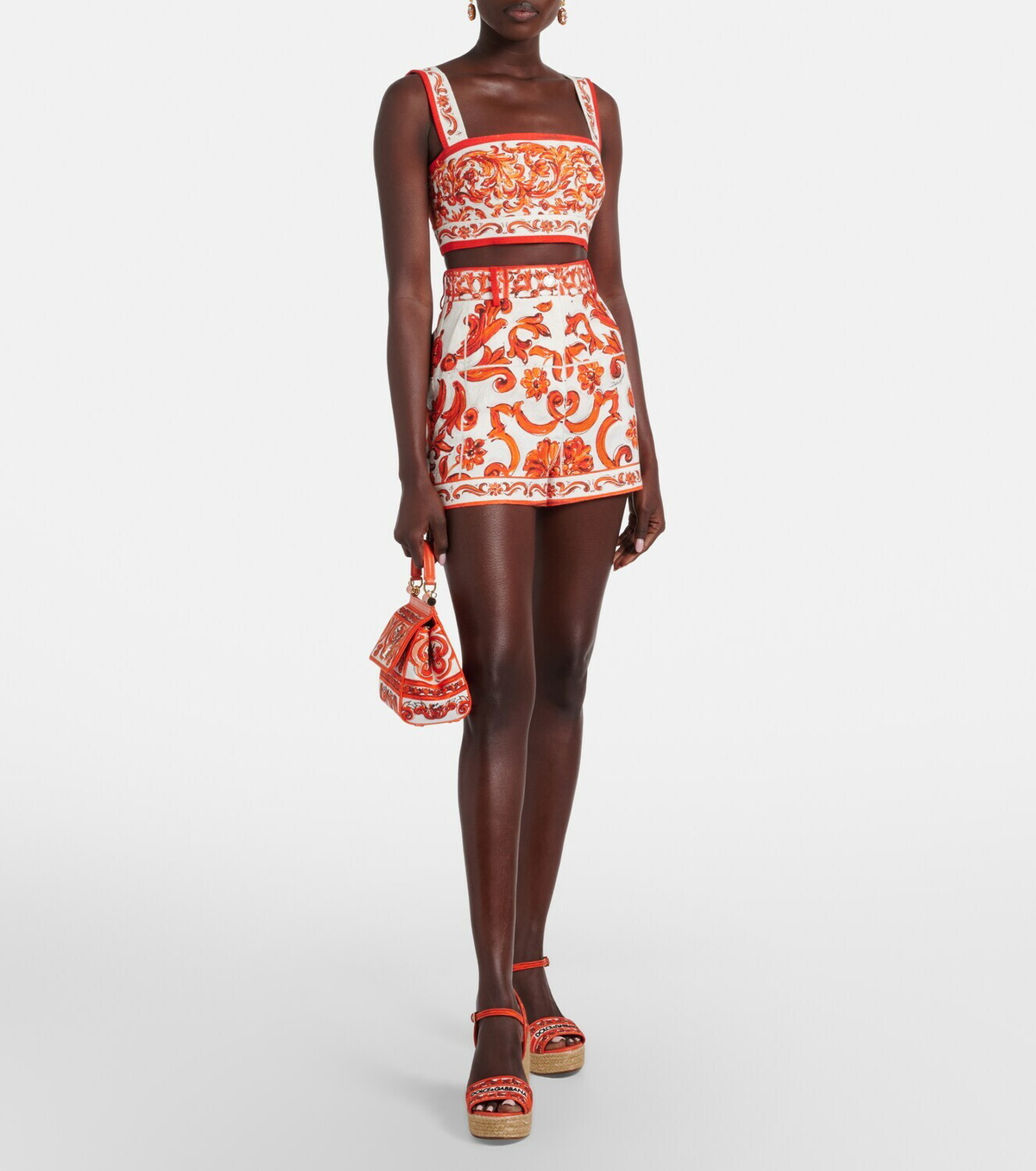 Dolce&Gabbana Majolica printed shorts
