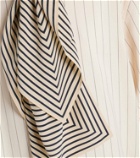 Toteme Monogram silk scarf