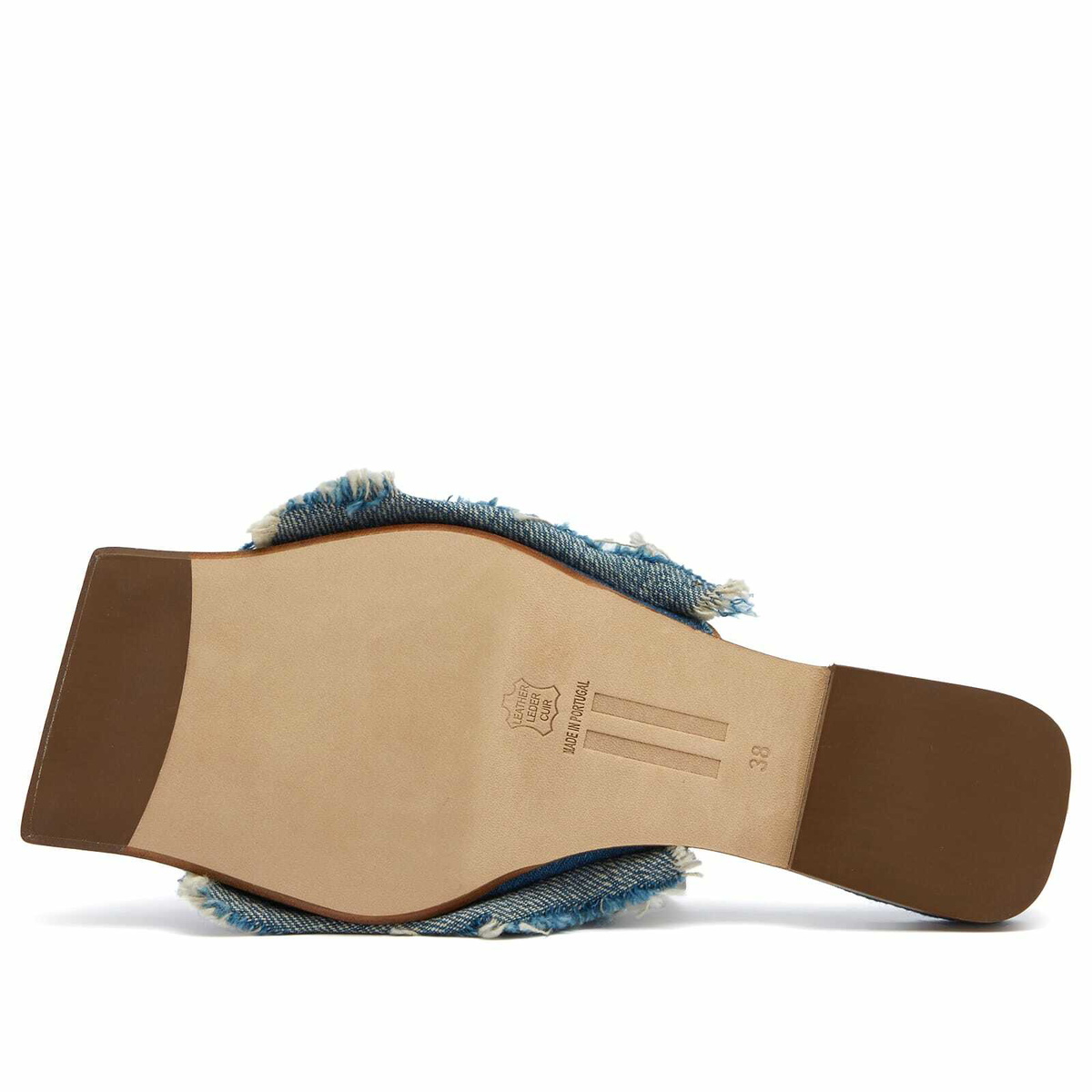 MIISTA Women's Candela Denim Sandals in Blue Denim