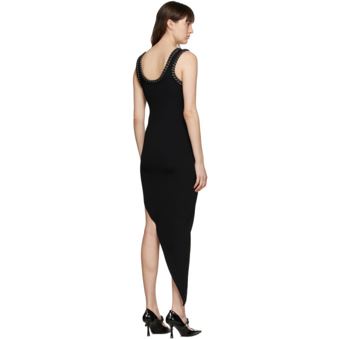Alexander Wang Black Asymmetrical Chain Dress Alexander Wang