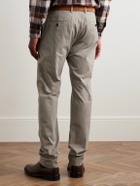 Sid Mashburn - Field Slim-Fit Straight-Leg Garment-Dyed Cotton-Twill Chinos - Green
