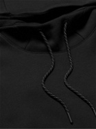 Nike - NSW Logo-Print Cotton-Jersey Hoodie - Black