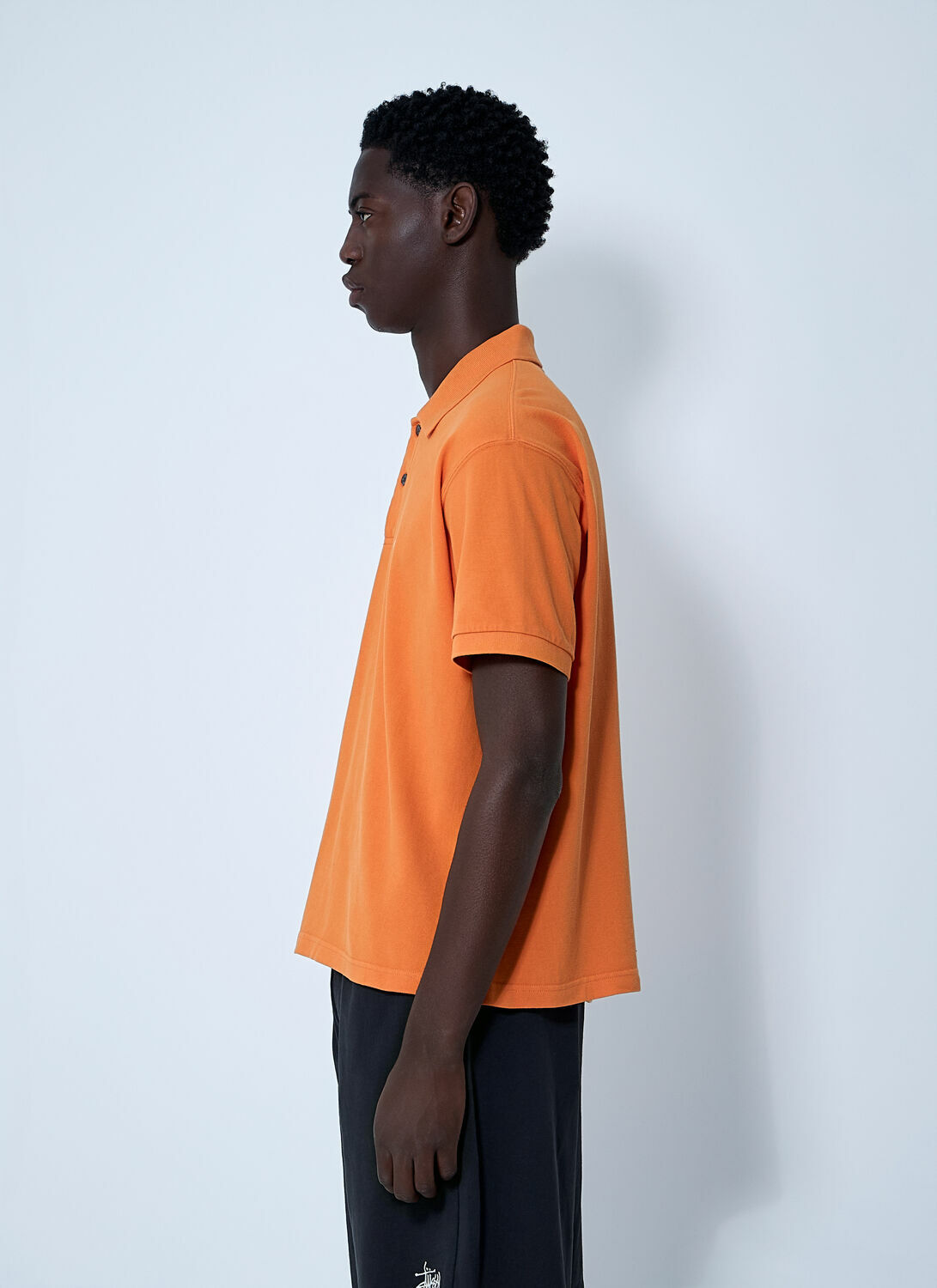 Stüssy Logo Motif Polo Shirt