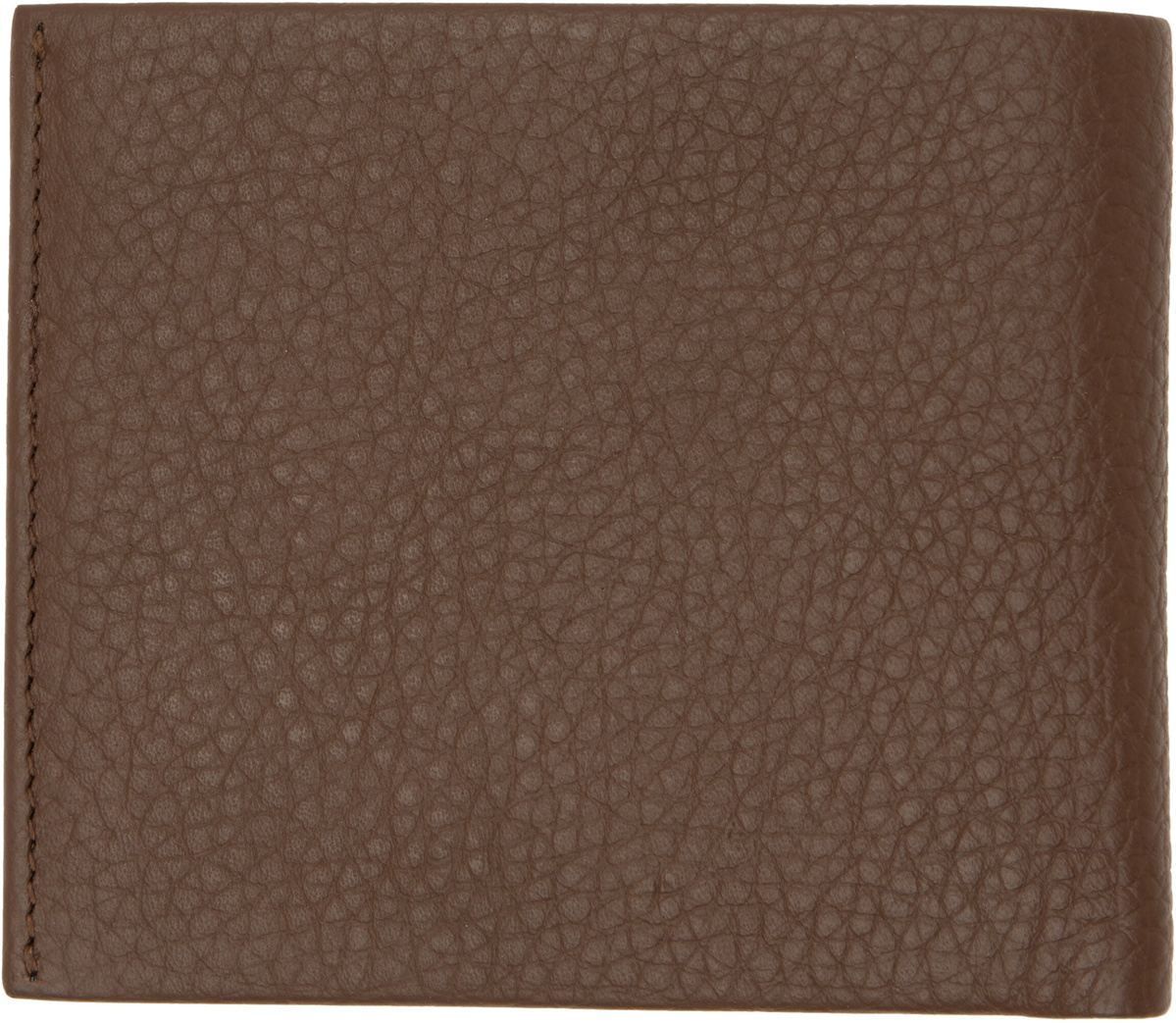 BOSS Brown Grained Leather Wallet