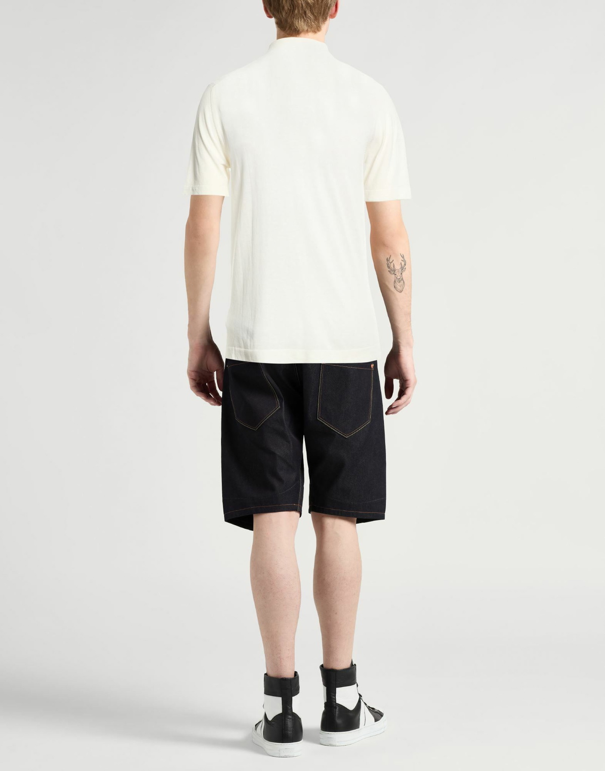 Peuterey Mens Polo shirt in Cream