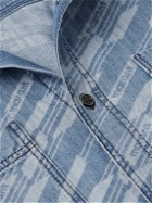 Marant - Bhelyn Printed Denim Shirt - Blue
