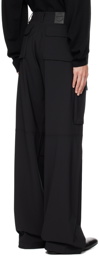 Coperni Black Tailored Cargo Pants