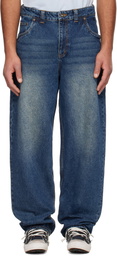 Dime Blue Baggy Jeans
