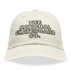 The National Skateboard Co. Classic Text 6 Panel Cap
