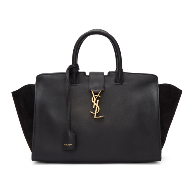 Saint Laurent Monogram Cabas (Medium) Black