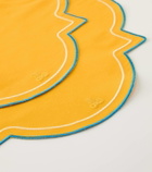 La DoubleJ Medallion set of 2 canvas placemats