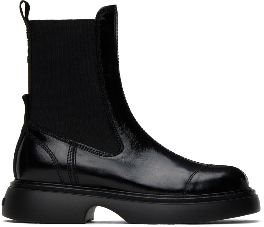 GANNI chunky-sole ankle boots - Black