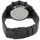 Seiko Chronograph Quartz Black Dial Mens Watch SSB415P1