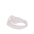 Simuero Marea Ring in Silver/Clear