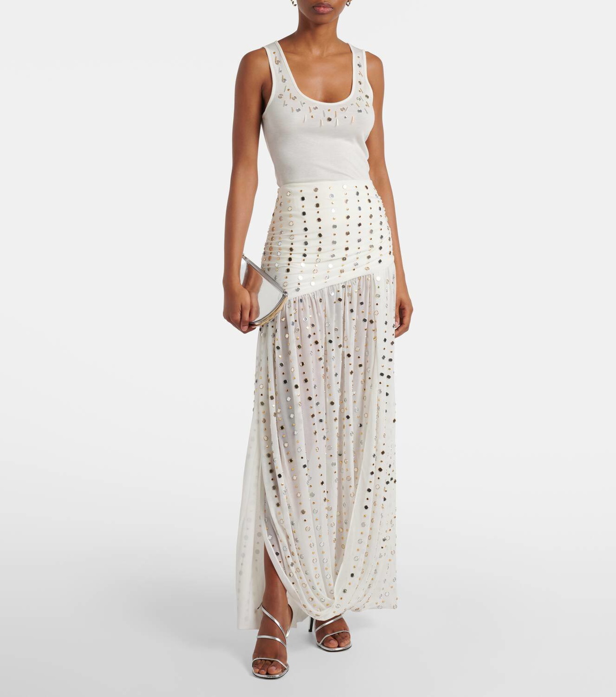 Xu Zhi Embellished tank top