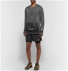 Nike x Undercover - GYAKUSOU Transform Convertible Dri-FIT Mesh and Ripstop Running Jacket - Dark gray