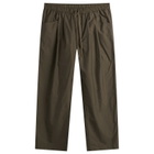 Danton Men's Pleated Tuck Pants in Olive