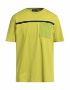 Herno Mens T-shirt Lime in Green