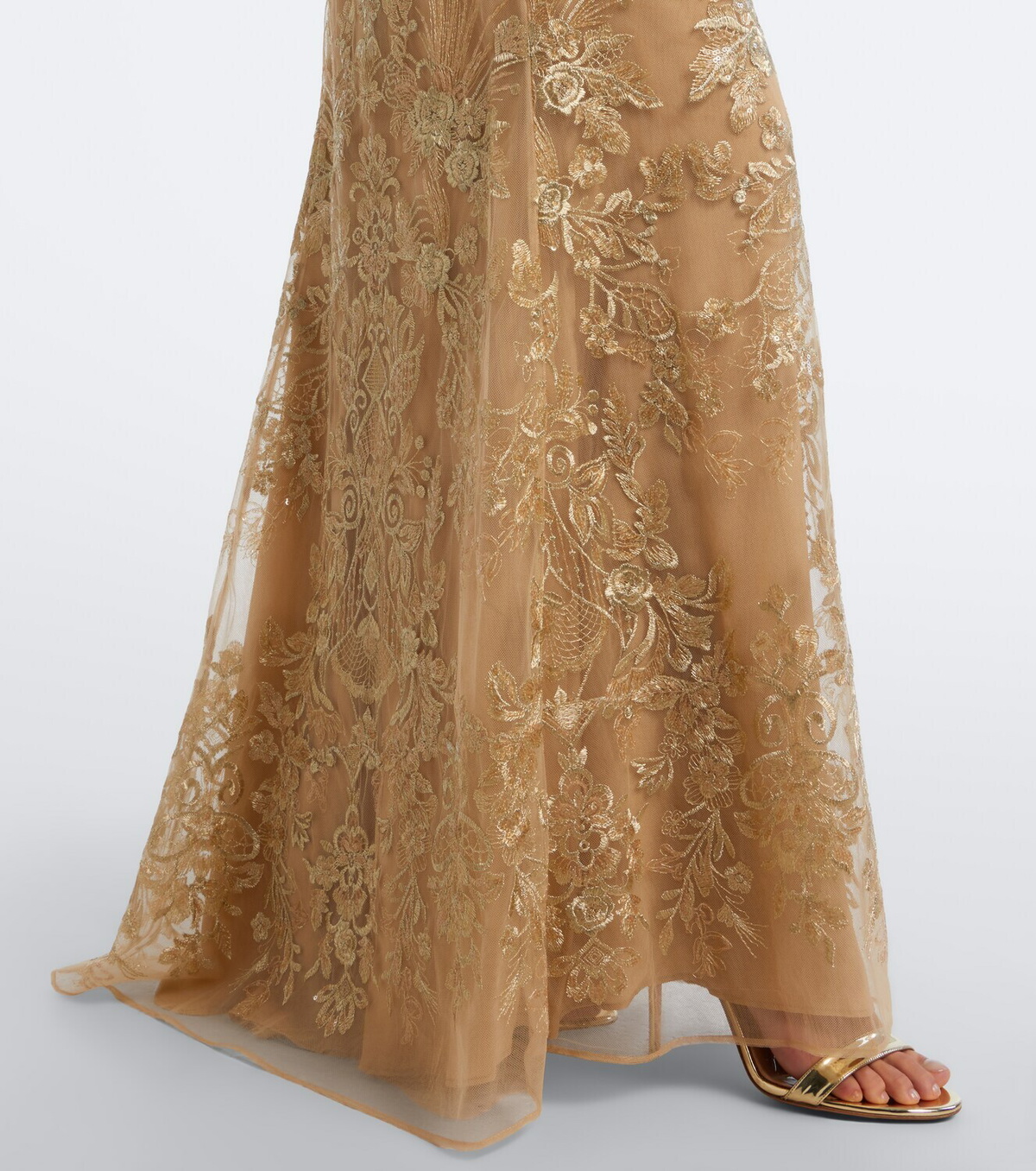 Elie Saab Off-shoulder lace gown