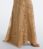 Elie Saab Off-shoulder lace gown