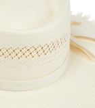 Zimmermann - Frayed raffia sun hat
