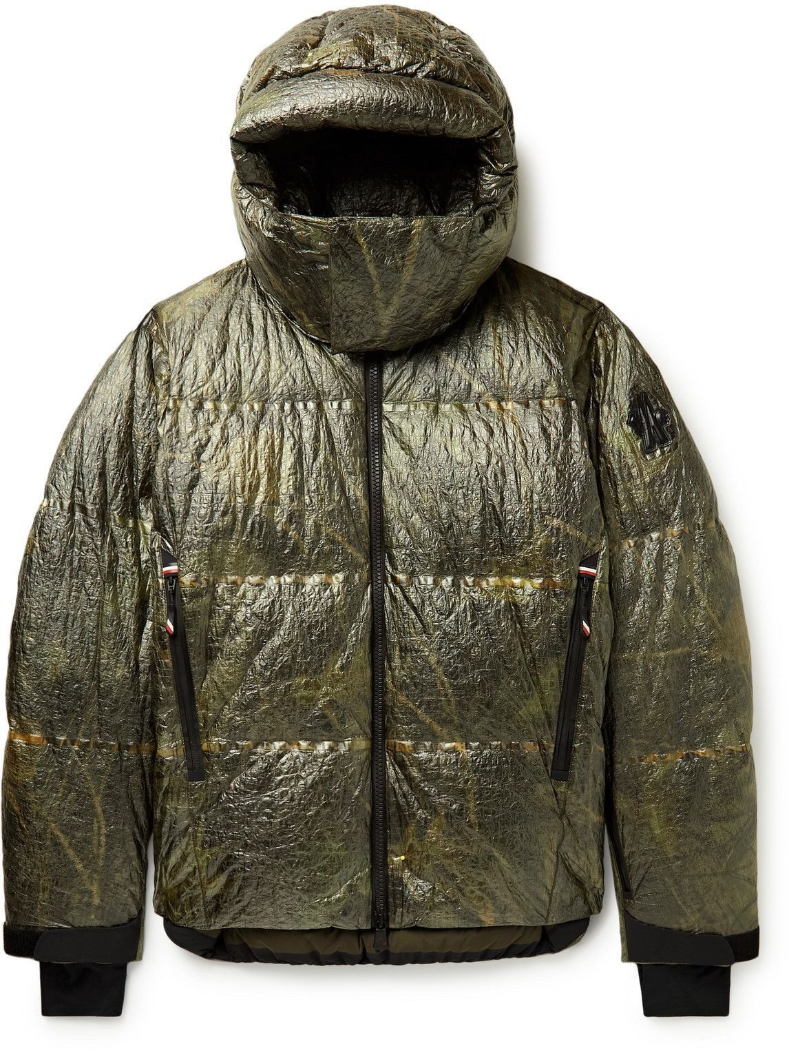 Moncler Grenoble - Darry Printed Quilted Dyneema Crinkled Hooded