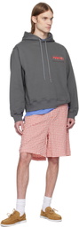 Marni Gray Loopback Cotton Jersey Hoodie