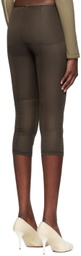 KNWLS Brown Grace Capri Leggings