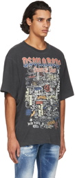 Dsquared2 Grey Rock Iron T-Shirt