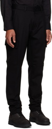 Hugo Black Slim-Fit Cargo Pants