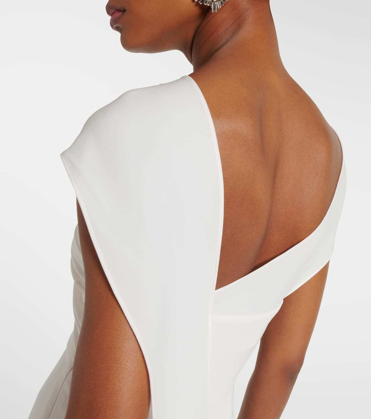 Roland Mouret Bridal asymmetric cady gown