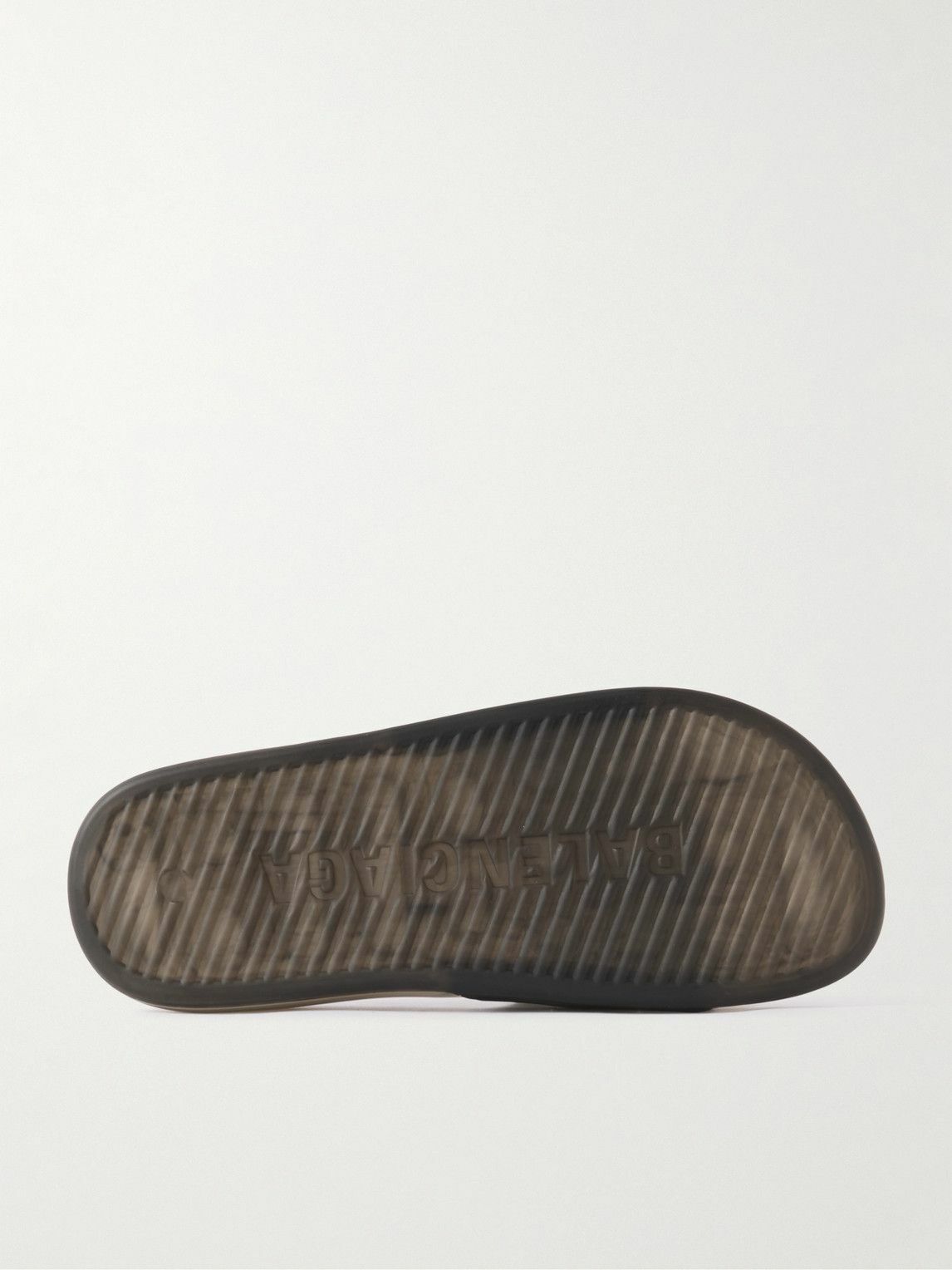 Balenciaga - Logo-Embossed Rubber Slides - Black Balenciaga