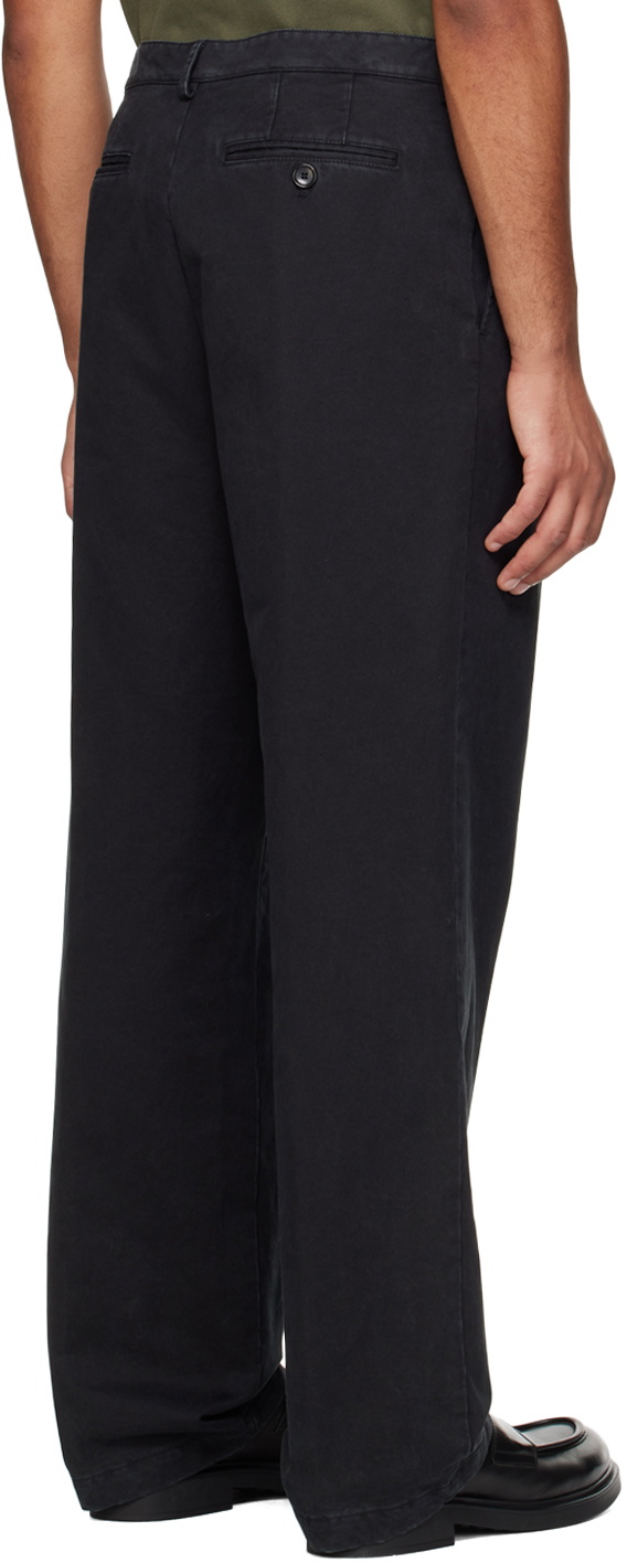 Bally Black Darted Trousers