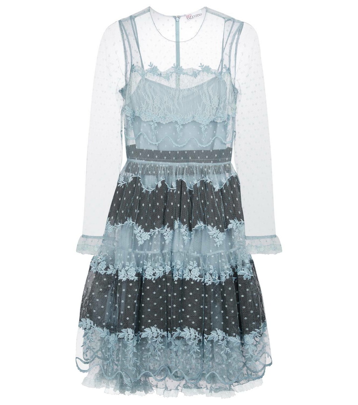 Photo: REDValentino Tiered lace minidress