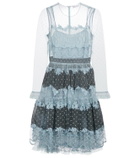 REDValentino Tiered lace minidress