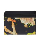 Dries Van Noten Men's Printed Card Holder in Black
