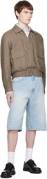COOR Taupe Double Pocket Station Blouson Jacket