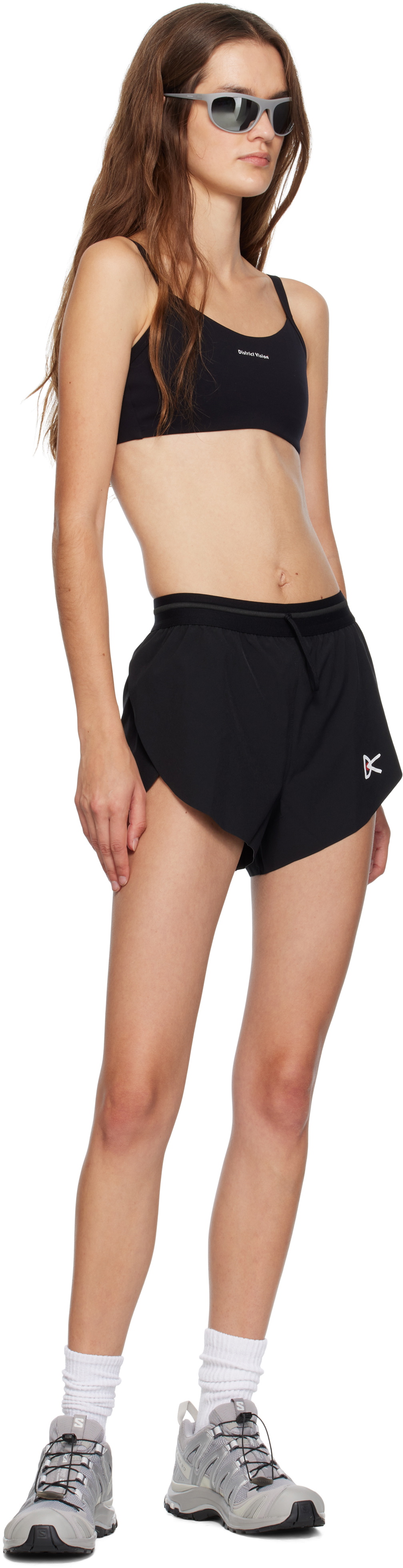 District Vision Black Studio Sport Bra