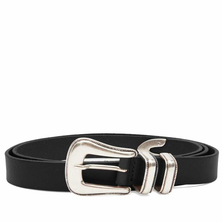 Photo: Nudie Jeans Co Men's Western Belt in Black