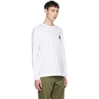 Stone Island White Logo T-Shirt