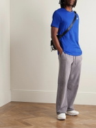 Nike - Sportswear Club Logo-Embroidered Cotton-Jersey T-Shirt - Blue
