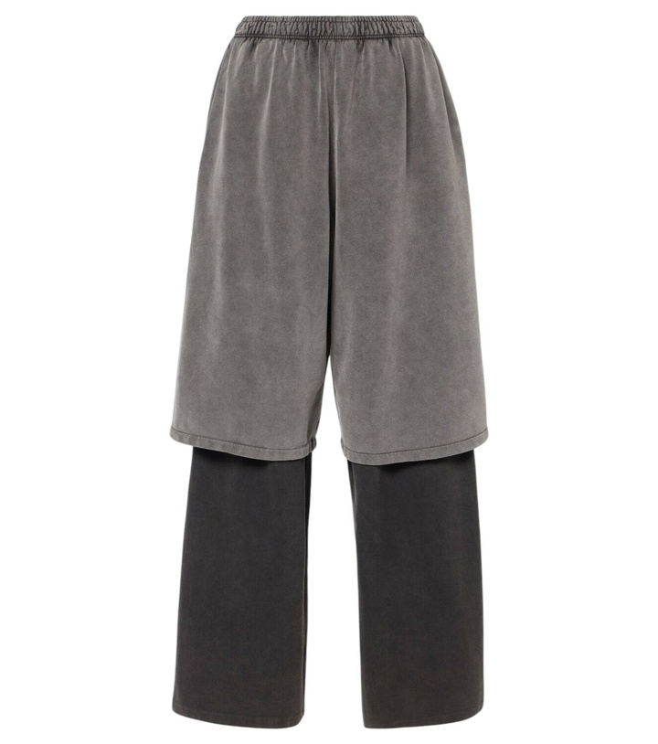 Photo: Acne Studios Layered cotton fleece sweatpants