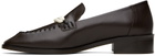 Wales Bonner Brown Shell Loafers