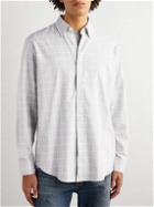 Purdey - Estate Checked Cotton-Flannel Shirt - Gray