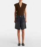 Citizens of Humanity Ayla denim Bermuda shorts